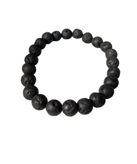 Lava Bracelet for Women Men's Gifts - Protection Healing Crystal Bracelet - 8mm Gemstone Beaded Adjustable