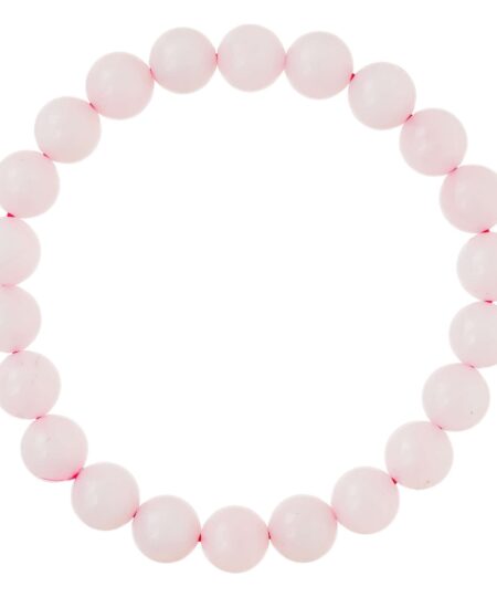 Rose Quartz Bracelet for Women Men's Gifts - Protection Healing Crystal Bracelet - 8mm Gemstone Beaded Adjustable