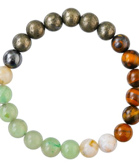Money Magnet Bracelet for Women Men's Gifts - Protection Healing Crystal Bracelet - 8mm Gemstone Beaded Adjustable